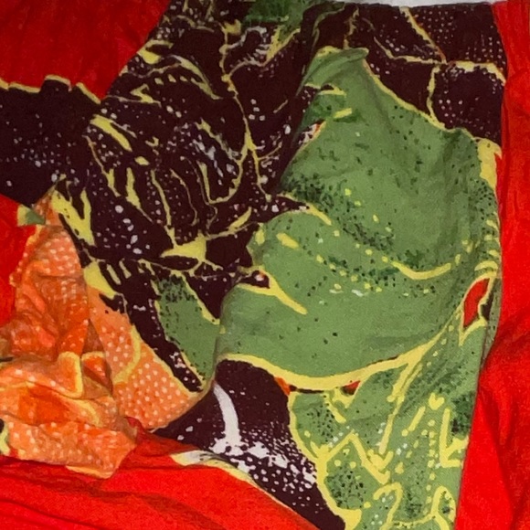 FREE PEOPLE off the shoulder pattered crop top - Picture 7 of 9